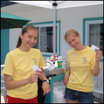 Students from Russia working as housekeepers for a motel in New Jersey