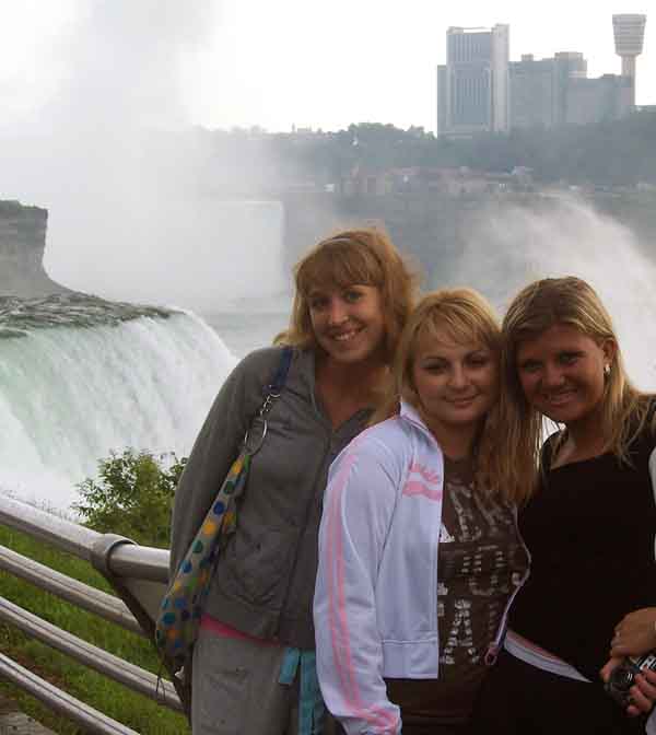 Russian Exchange students, Niagara Falls
