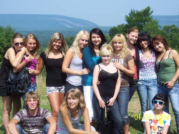 Girls from Russia travelling
