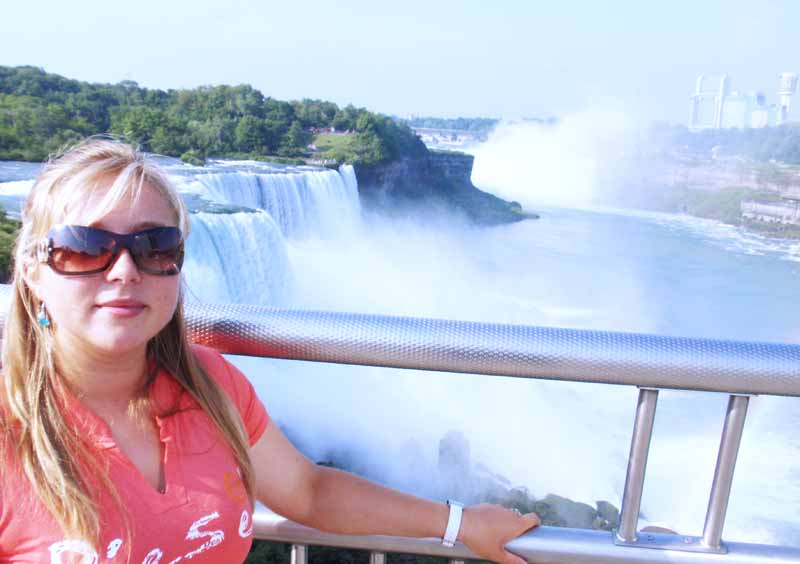 Thany from Moldova At Niagara Falls